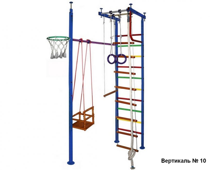 Металлическая шведская стенка Вертикаль 10